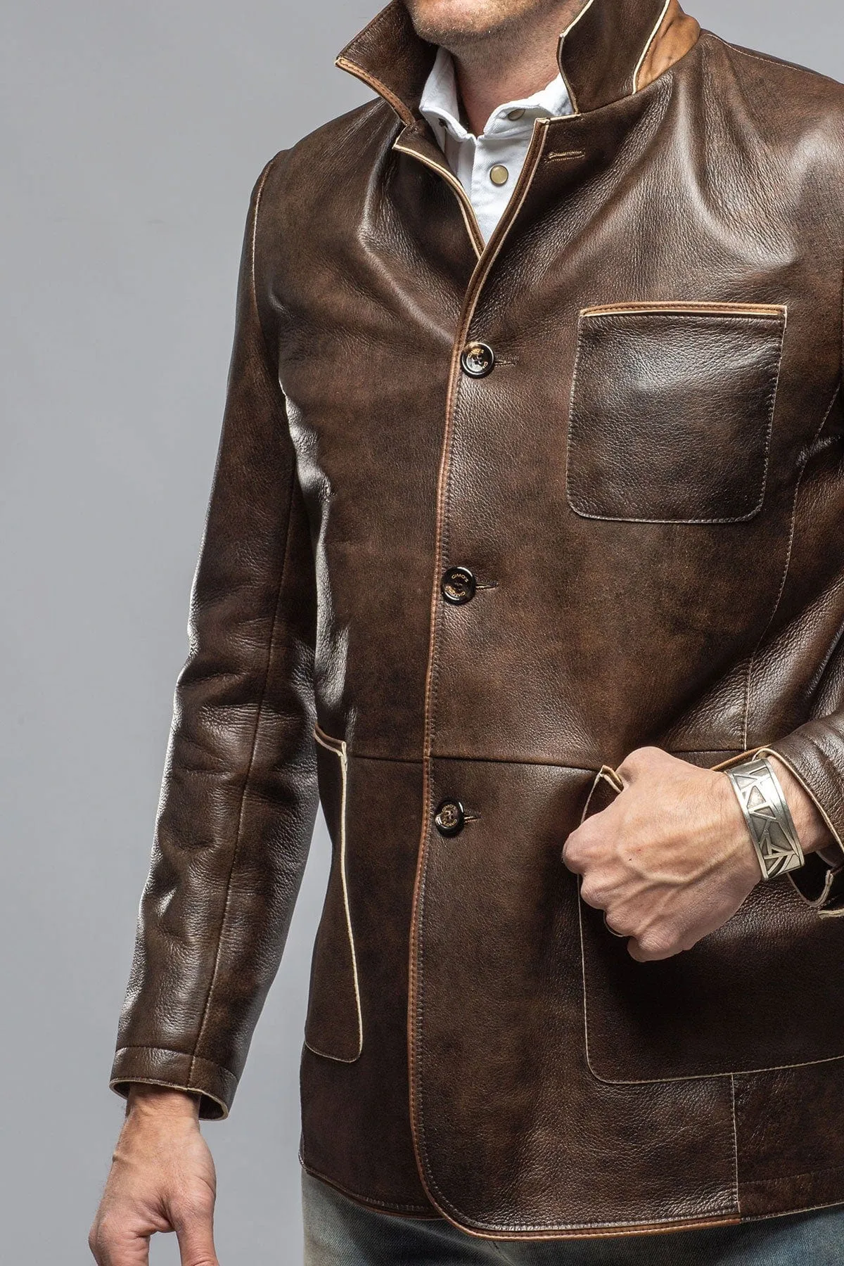 Loreo Dress Jacket In Rust