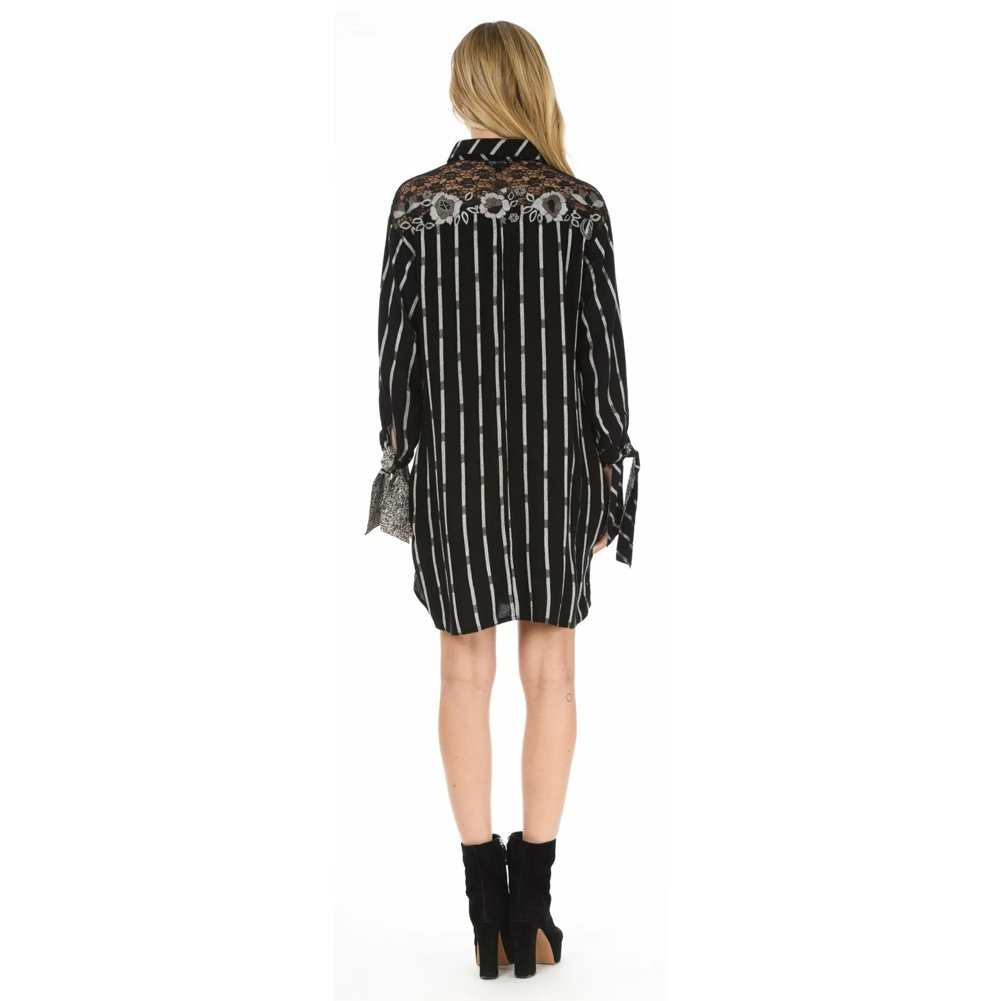 Lorrie Noire Plaid Dress