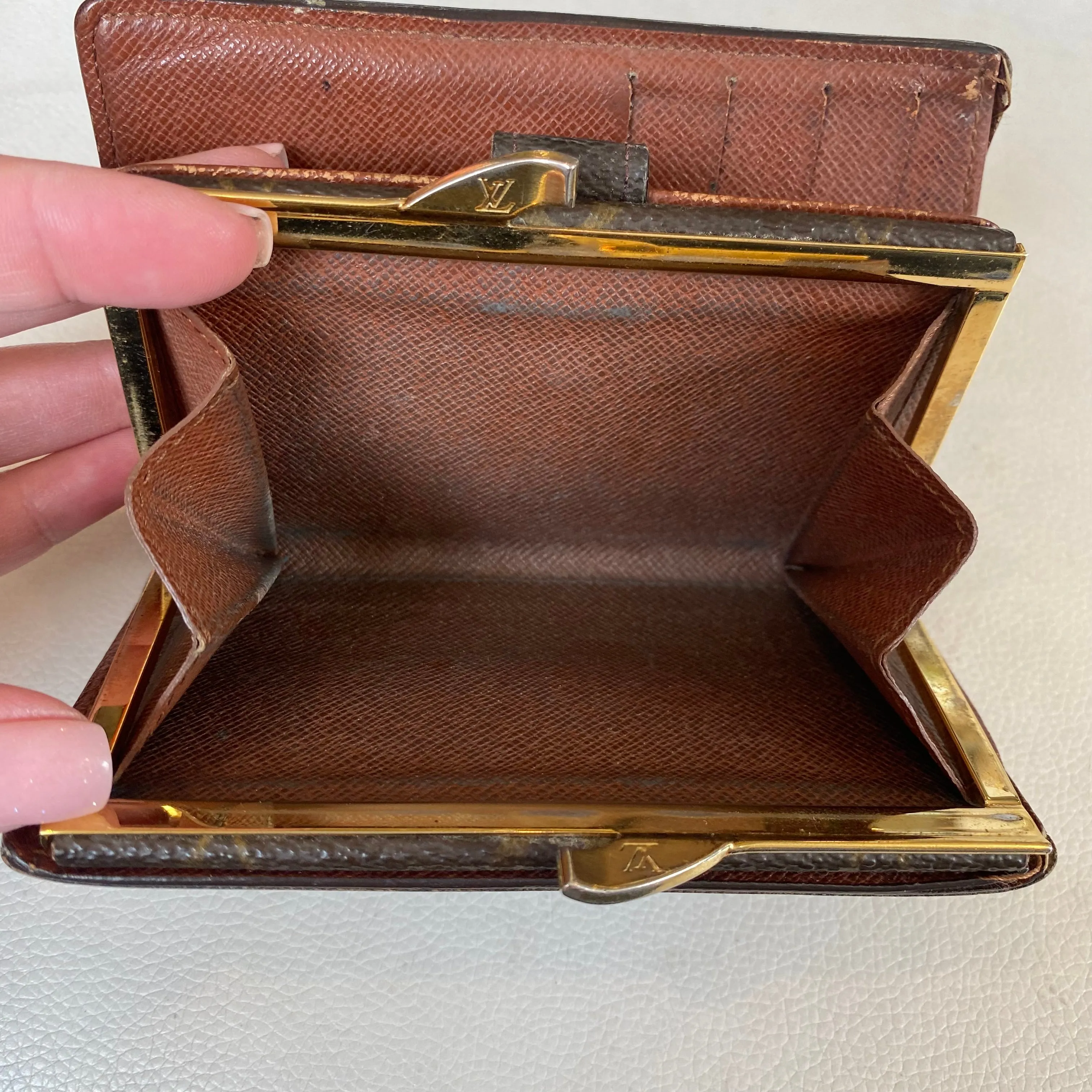 LOUIS VUITTON Monogram French Wallet
