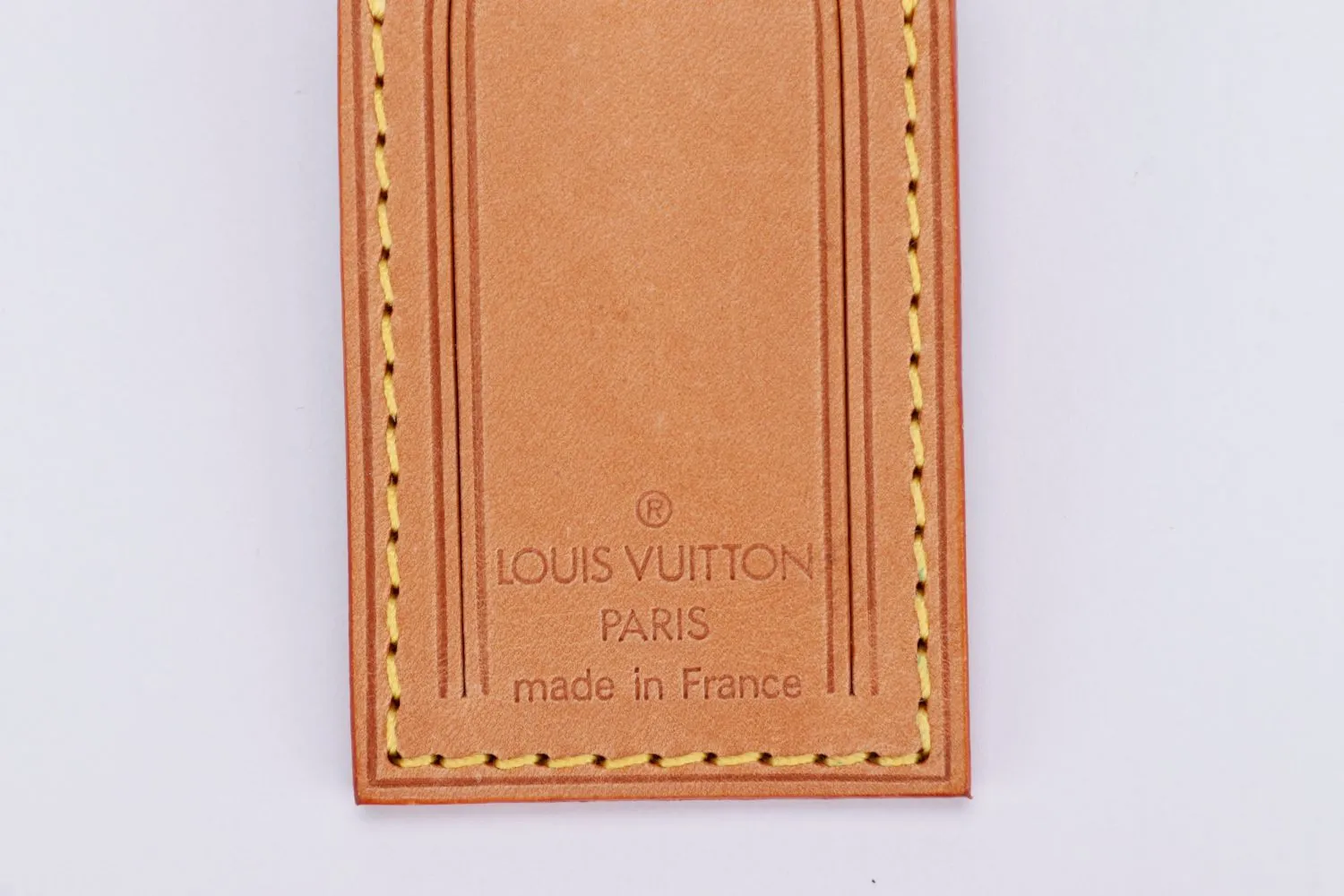 Louis Vuitton Vachetta Leather Luggage Tag