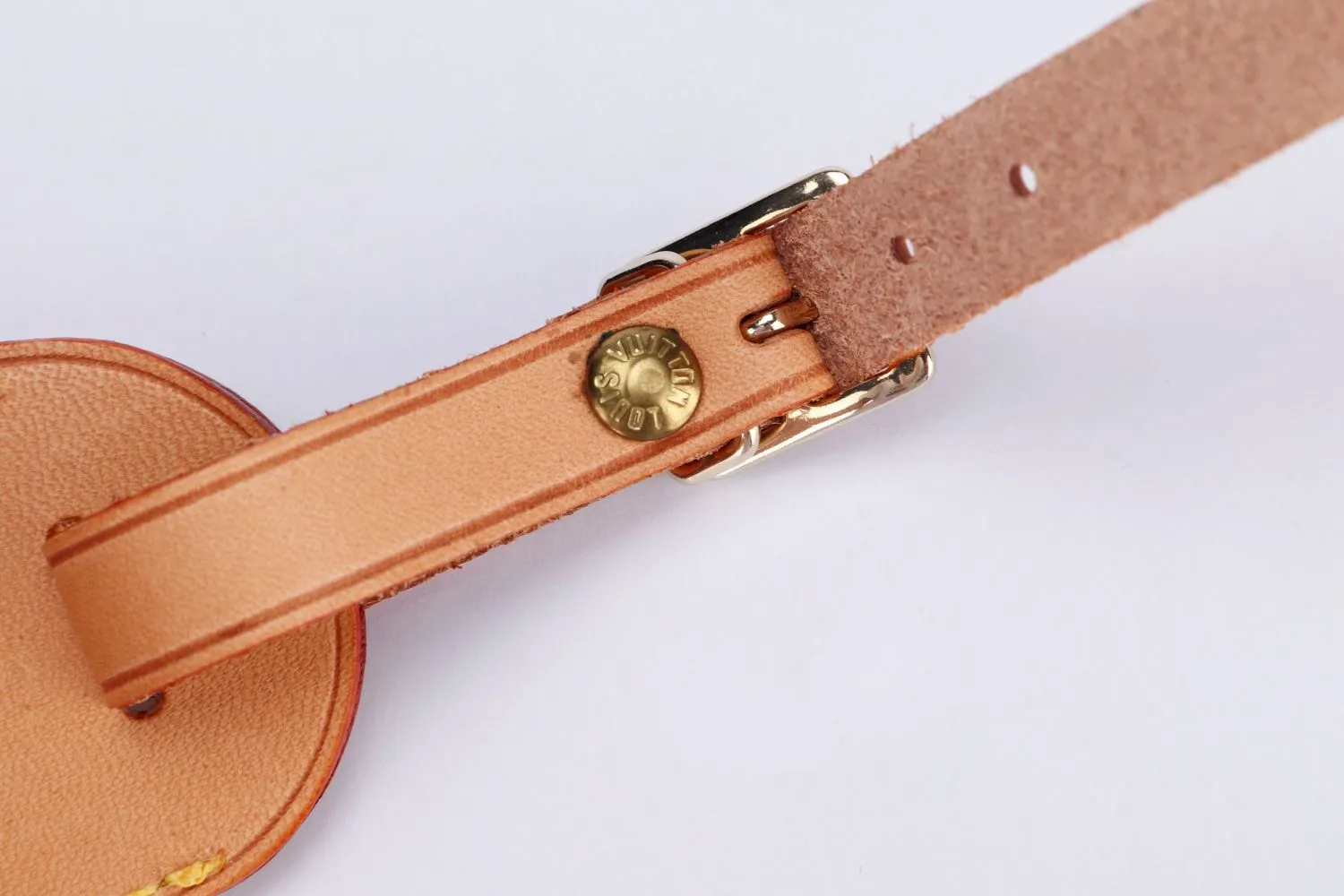 Louis Vuitton Vachetta Leather Luggage Tag