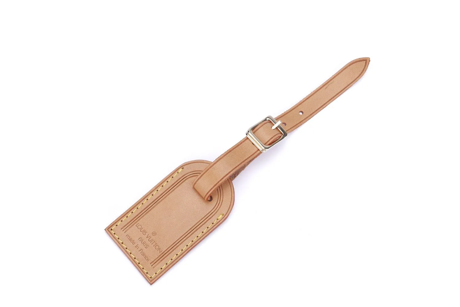 Louis Vuitton Vachetta Leather Luggage Tag