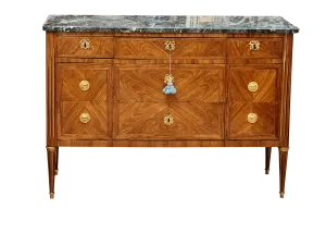 Louis XVI Commode, late 18th Century. Stamped G. DESTER (Godefroy; Maitre in 1774).