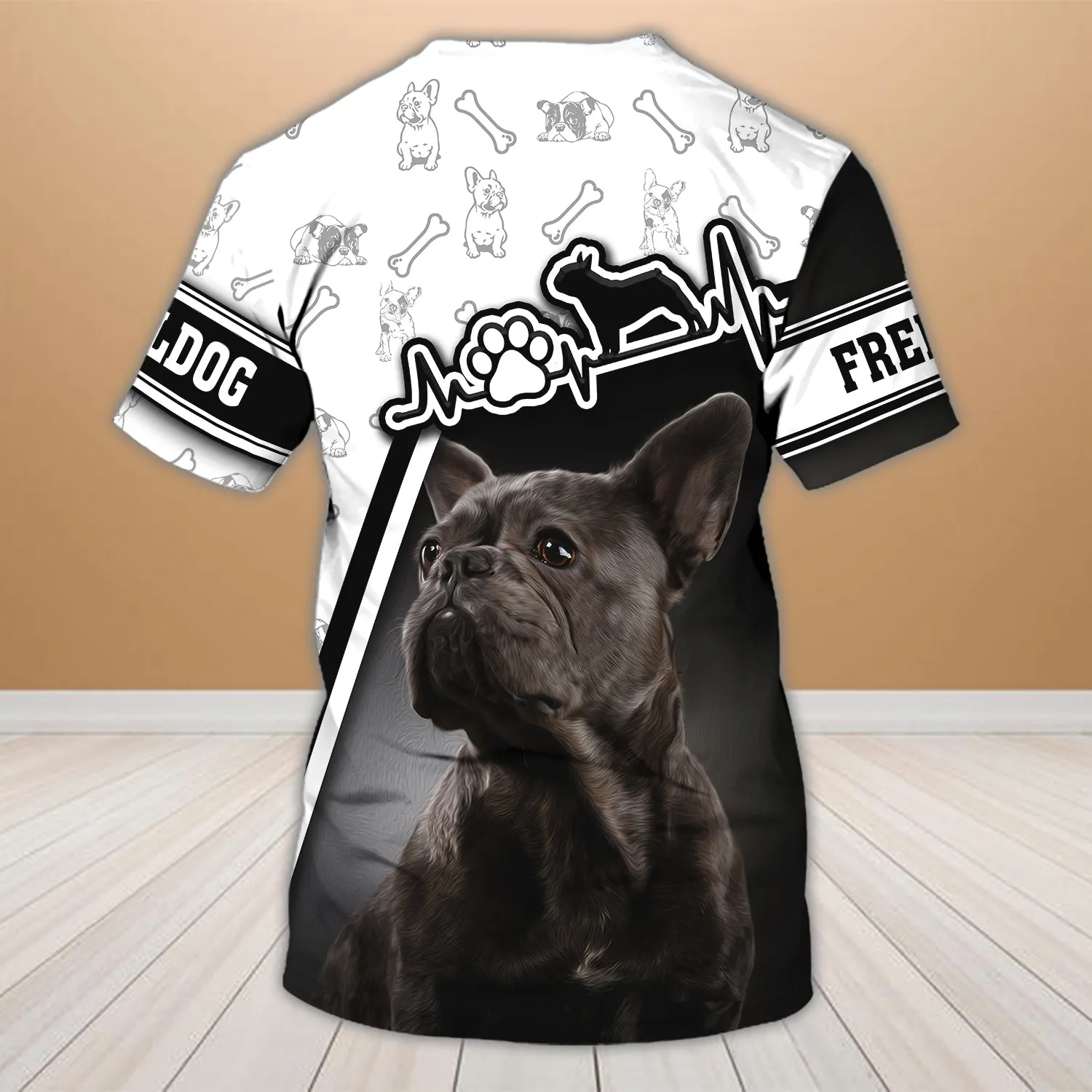 Love French Bulldog - Personalized Name T Shirt 186 - Nvc97