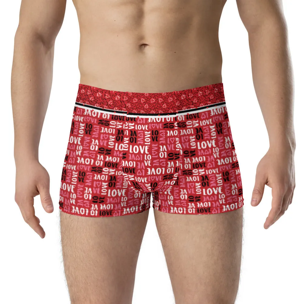 LOVE LOVE LOVE - Crazy Ass Undies - Men's Boxer Briefs