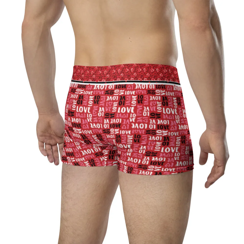 LOVE LOVE LOVE - Crazy Ass Undies - Men's Boxer Briefs