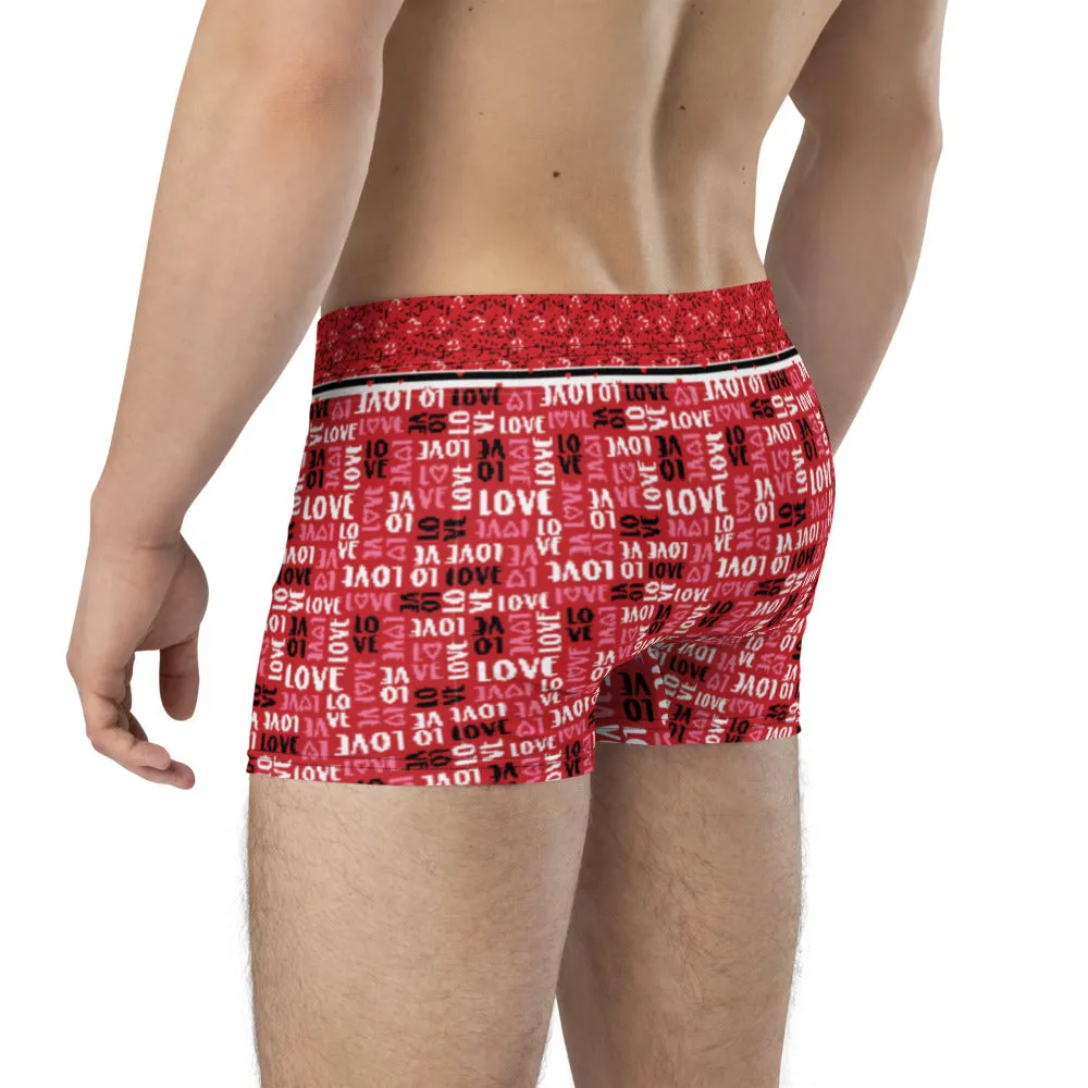 LOVE LOVE LOVE - Crazy Ass Undies - Men's Boxer Briefs