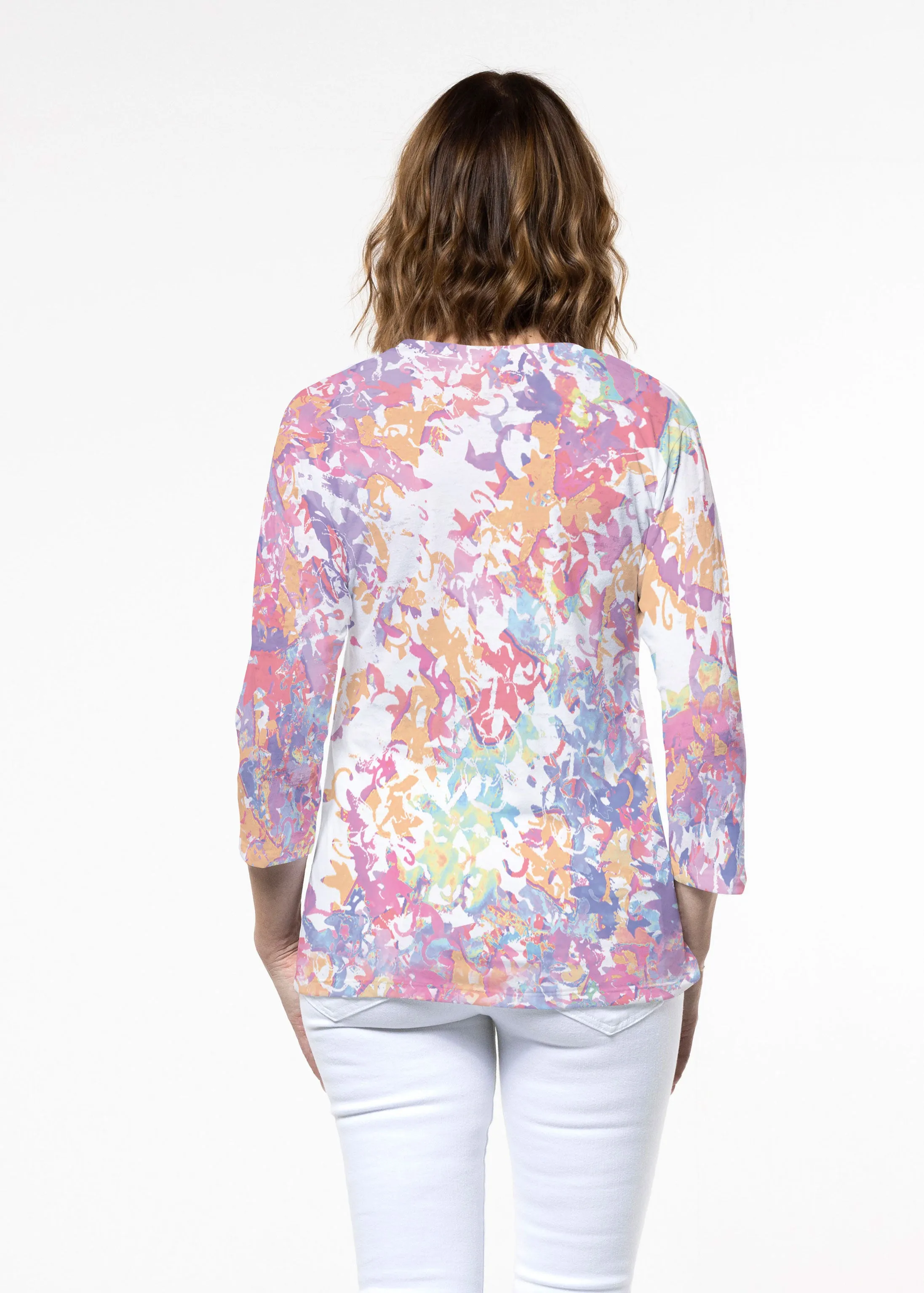 Lovely (19207) ~ Signature 3/4 Sleeve Crew Neck Top