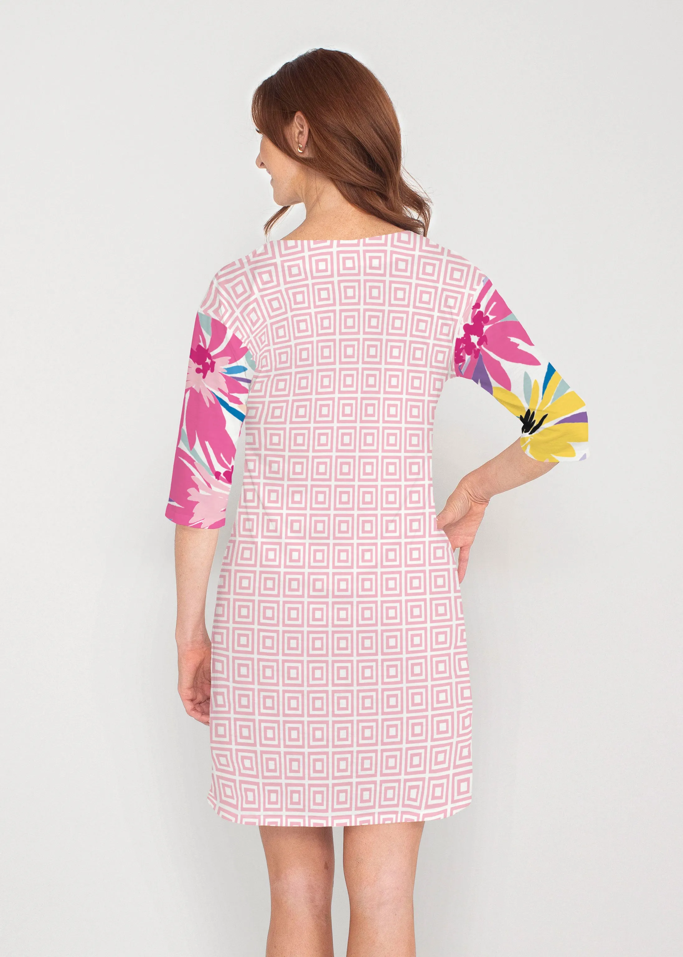 Loves me Loves me Not (8068) ~ Lucy 3/4 Sleeve V-Neck Dress