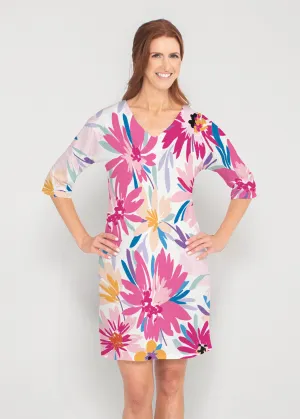 Loves me Loves me Not (8068) ~ Lucy 3/4 Sleeve V-Neck Dress