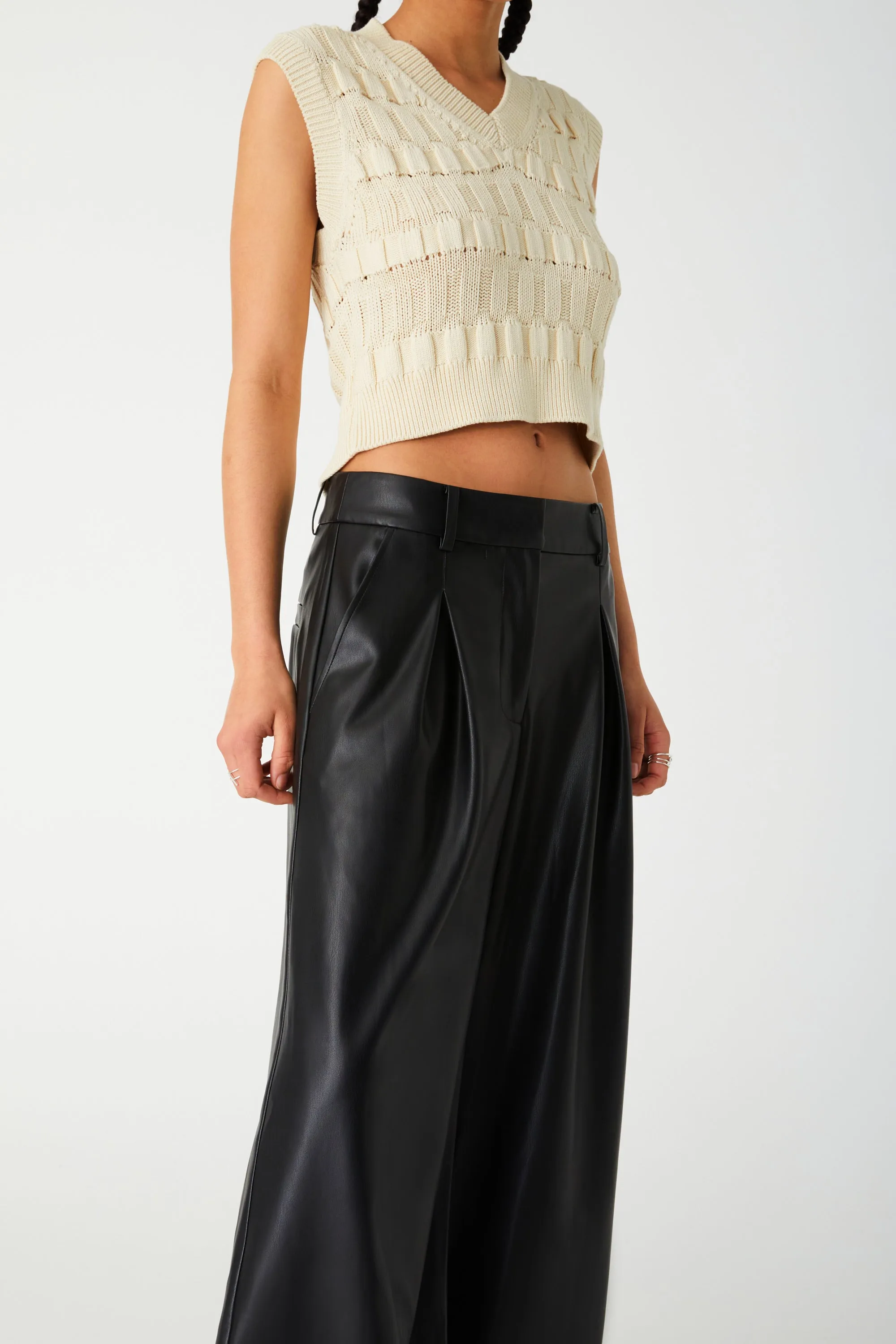 LOXLEY FAUX LEATHER PANT