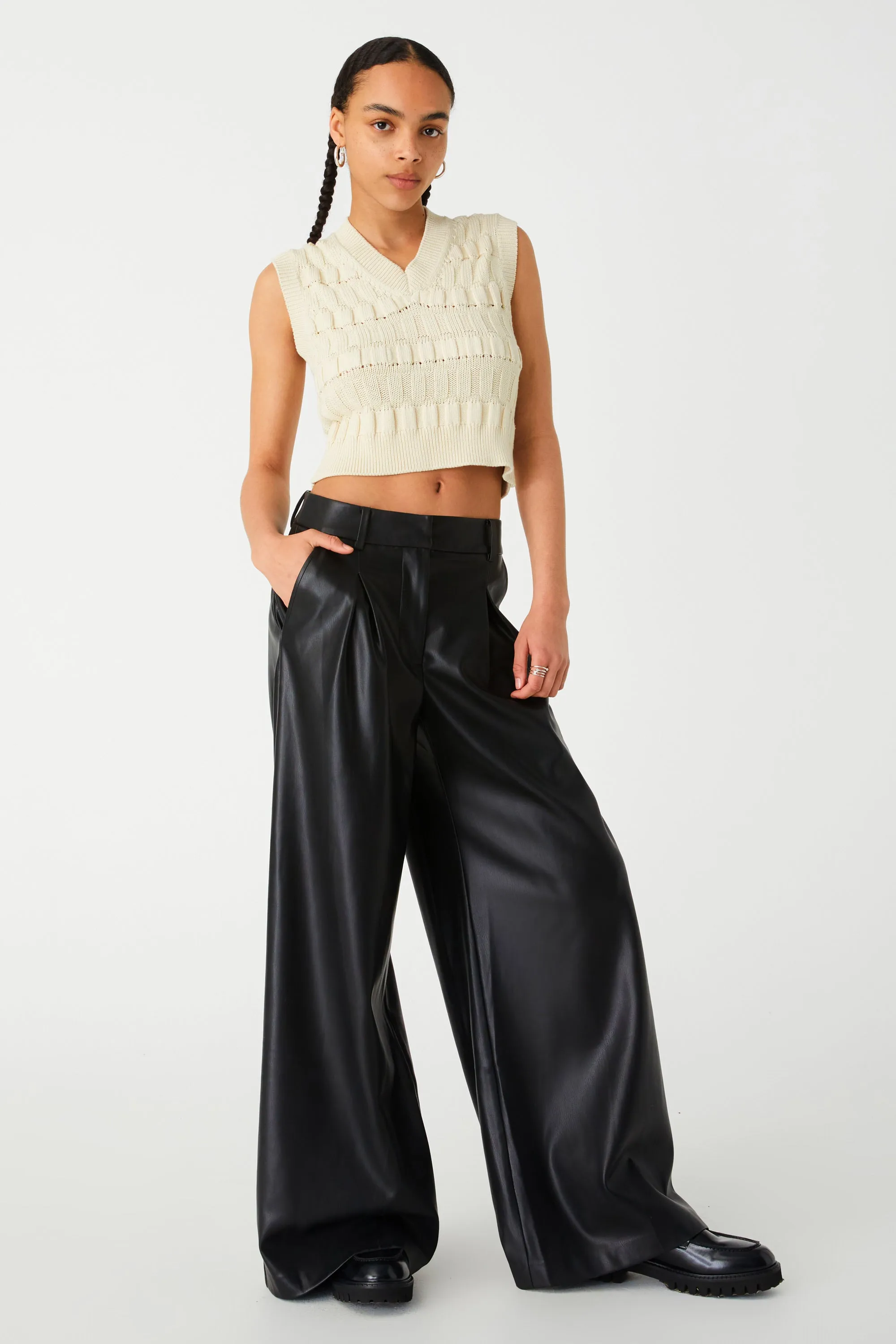 LOXLEY FAUX LEATHER PANT