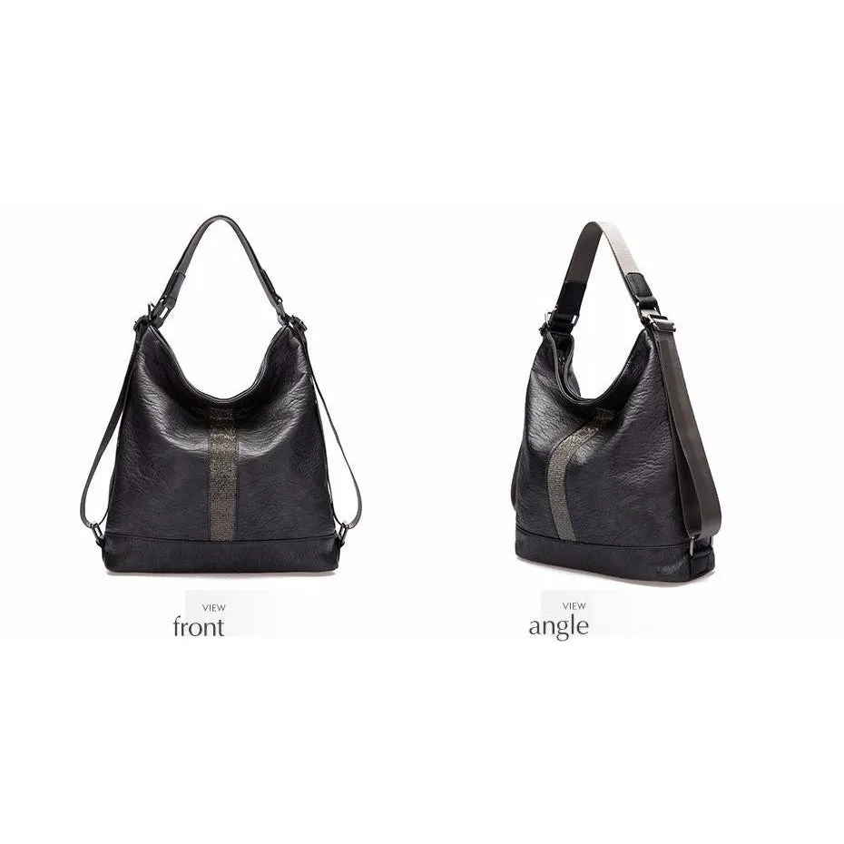 <bold>Hobo  / Tote Bag  <br>Vegan-Leather