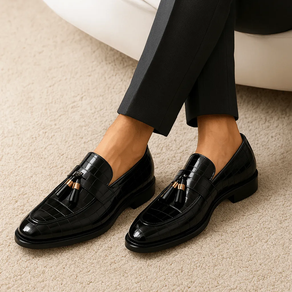 LumiNovi | The Formal Leather Loafers