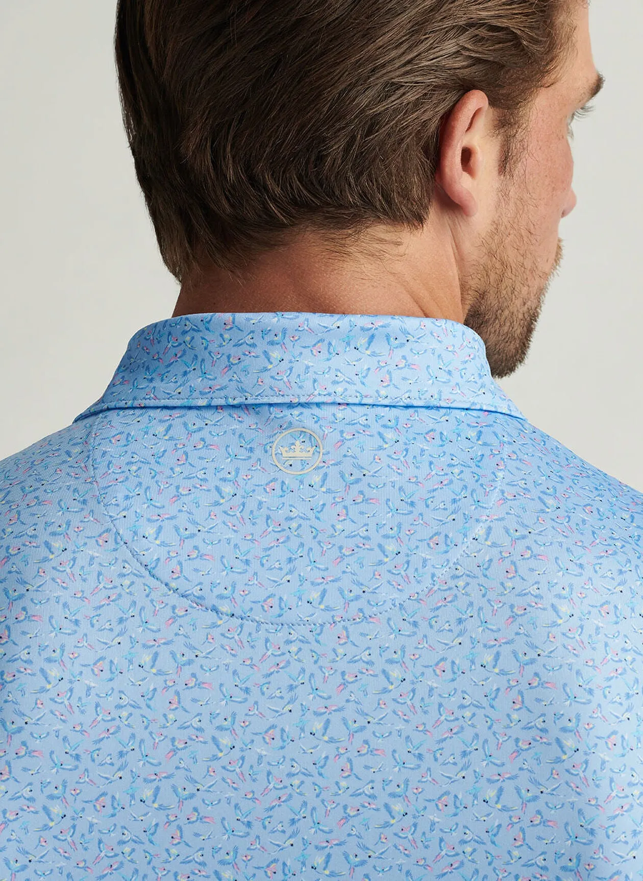 Macaw Perf Jersey Polo (Cottage Blue)
