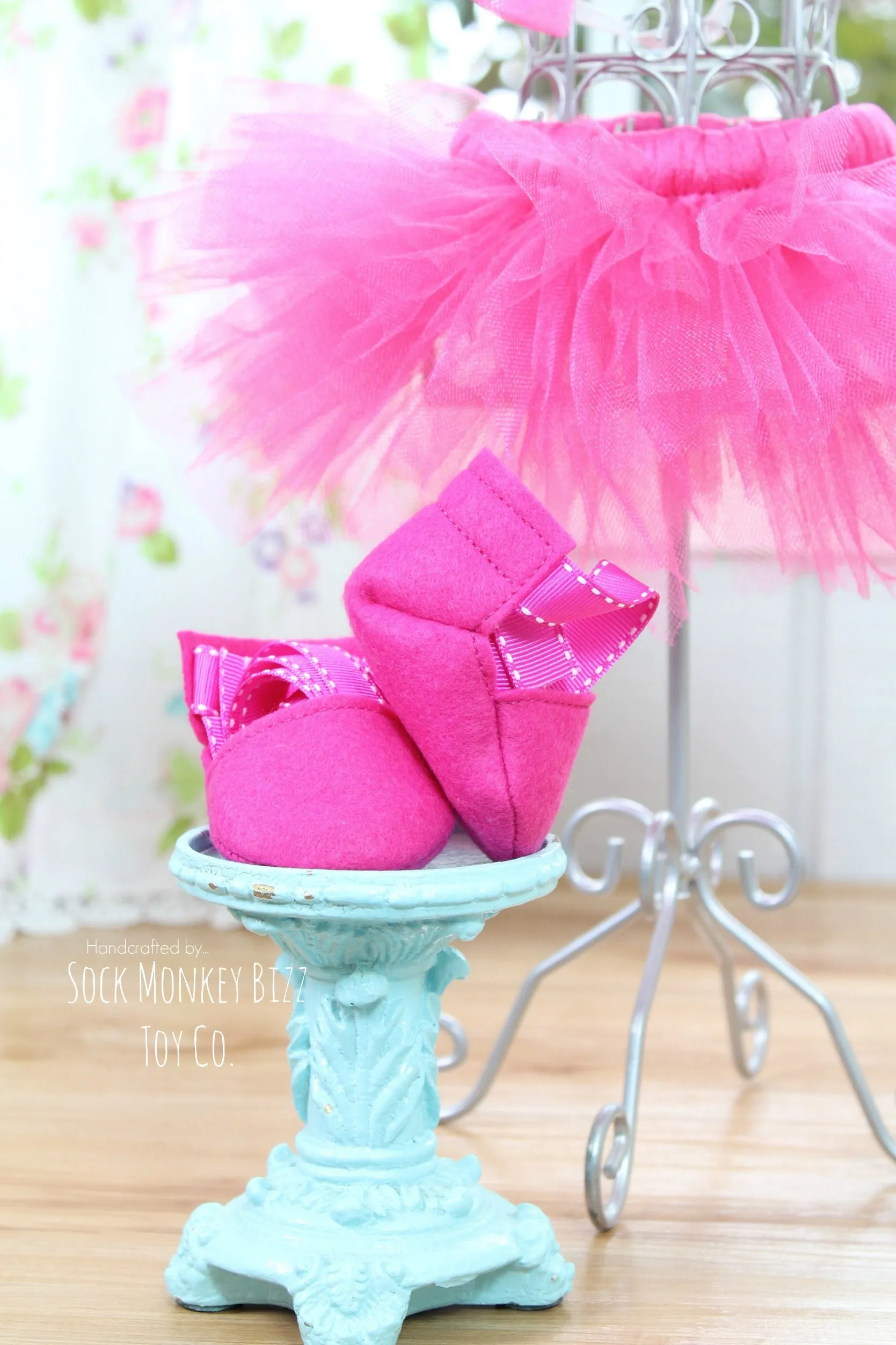 Magenta Ballerina Tutu Set for SMB Toy Co. Dolls