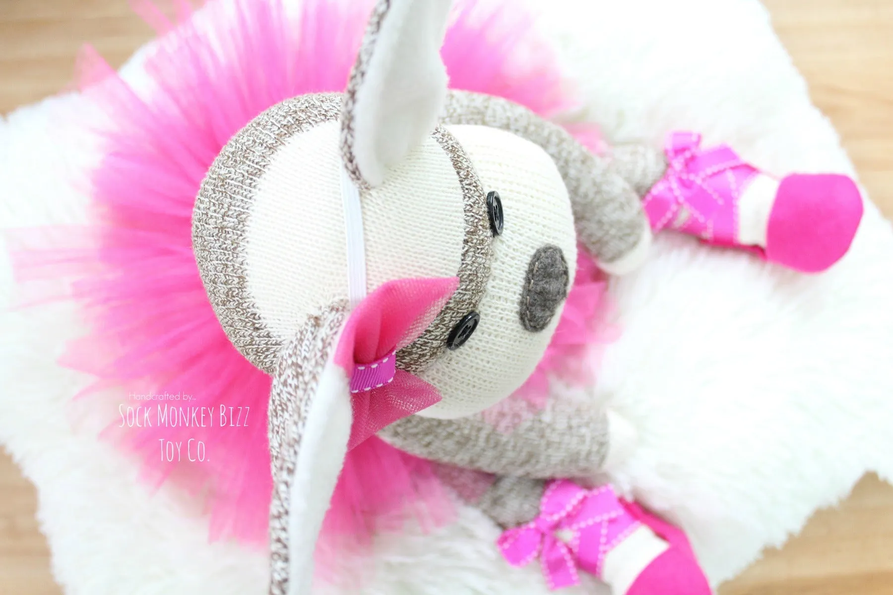 Magenta Ballerina Tutu Set for SMB Toy Co. Dolls