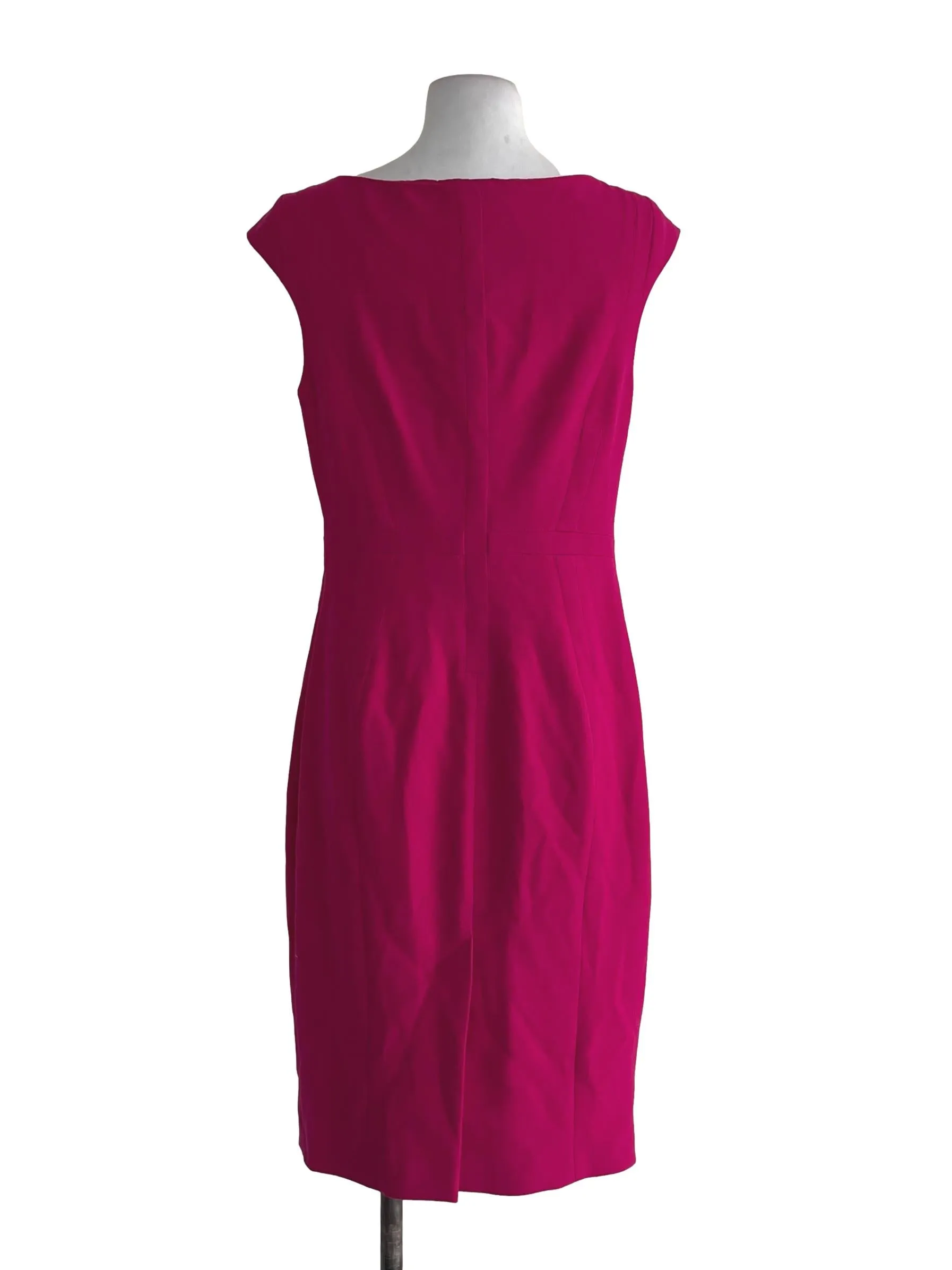 Magenta Pink Sheath Dress