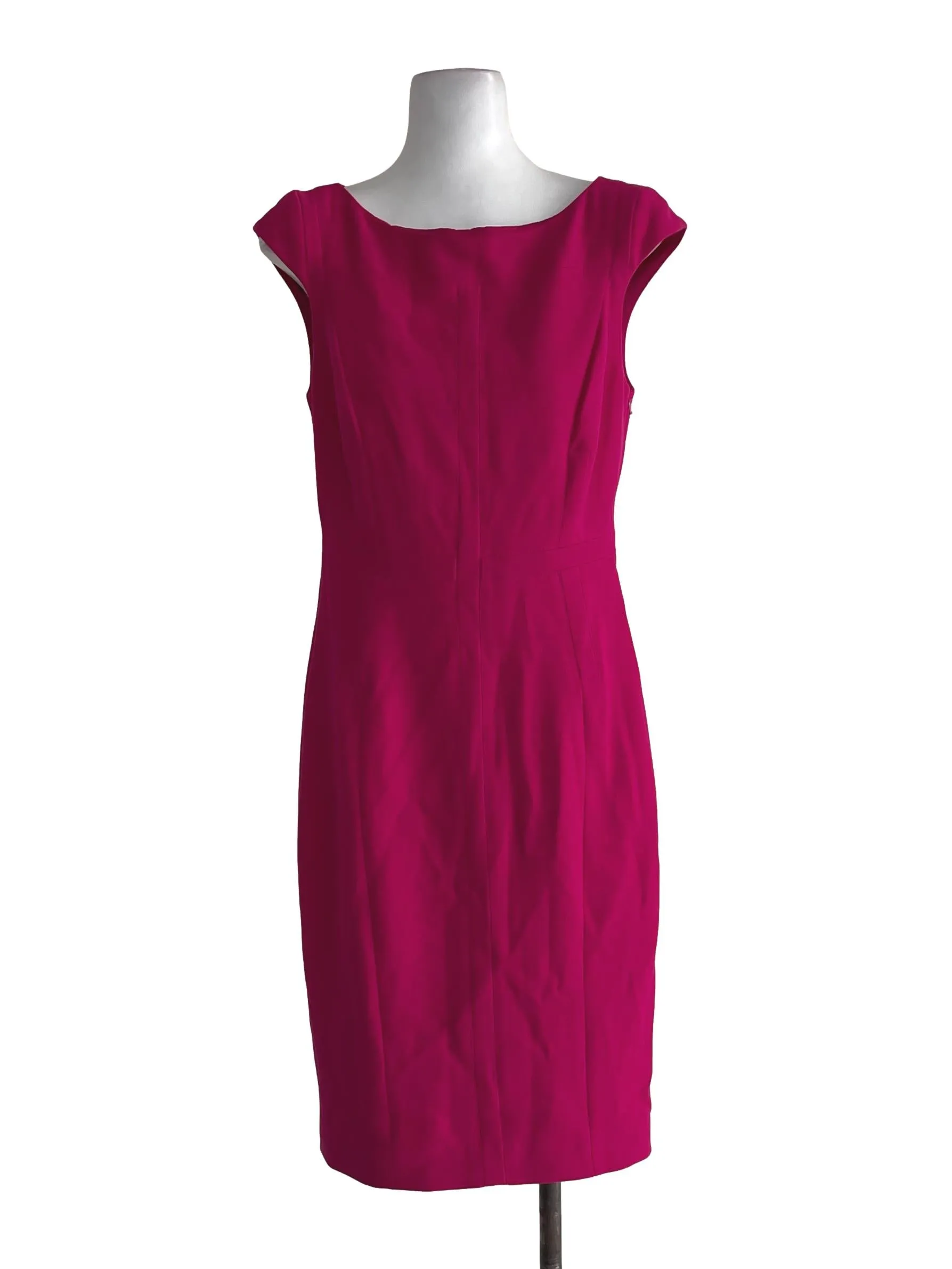 Magenta Pink Sheath Dress
