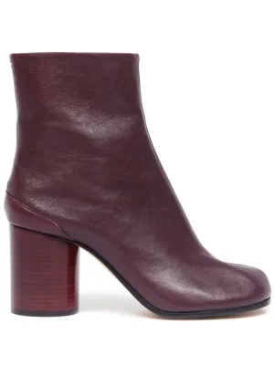 Maison Margiela Tabi 80mm leather ankle boots