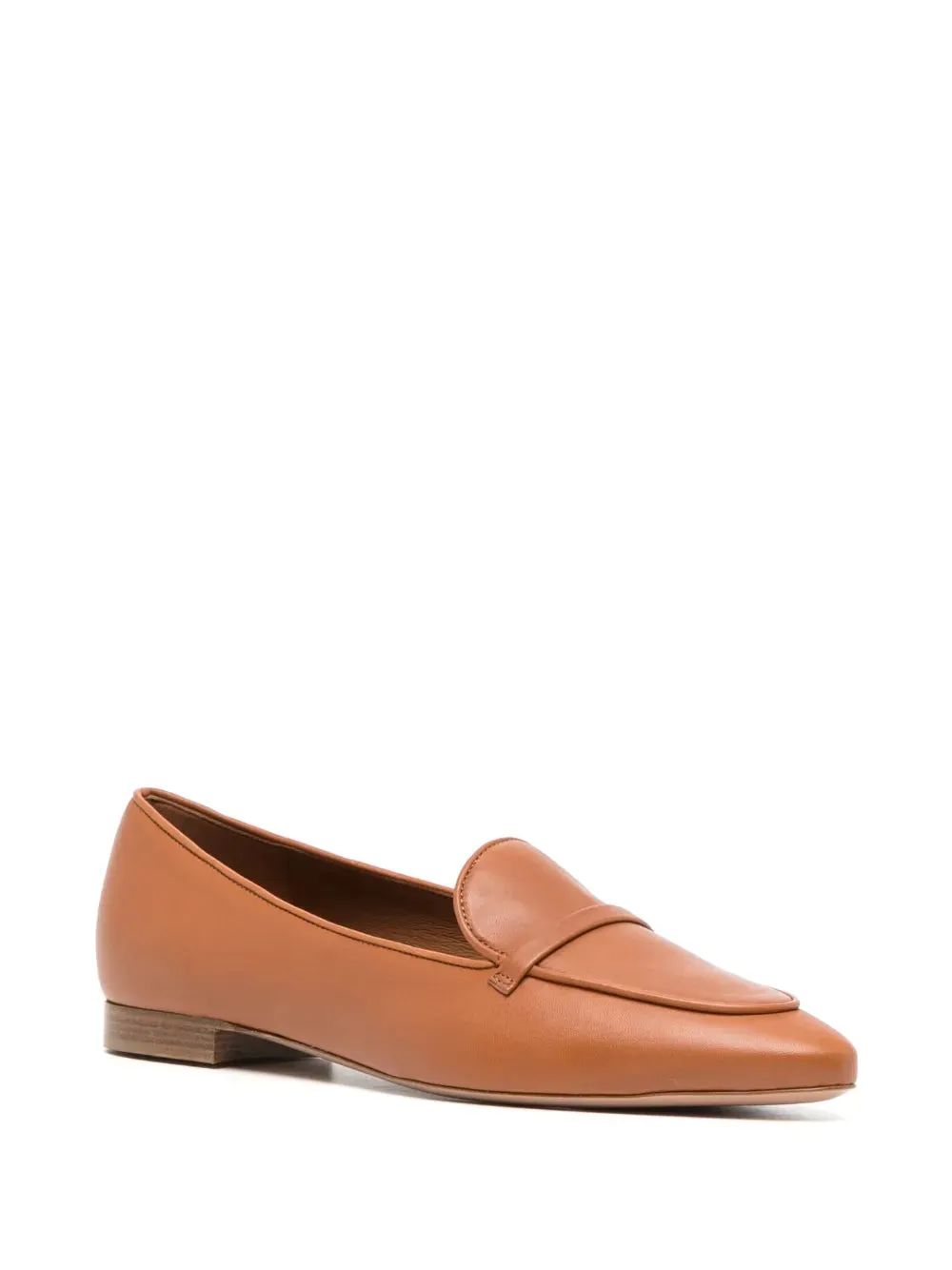 Malone Souliers pointed-toe leather loafers