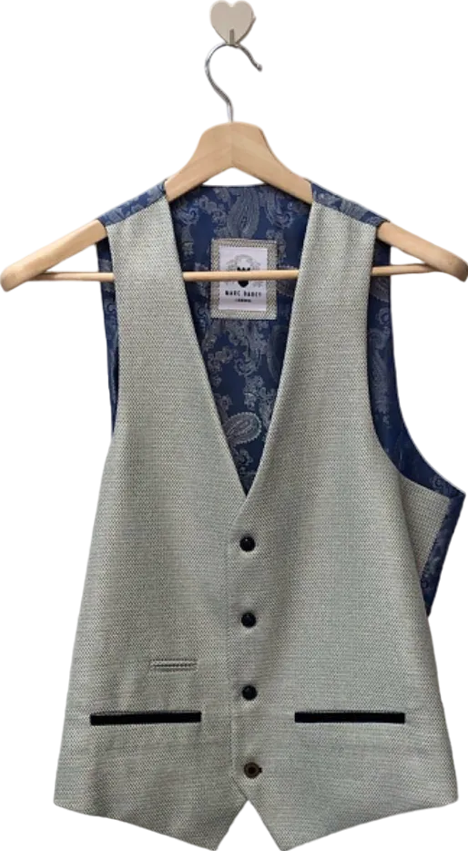 Marc Darcy Stone Ronald Waistcoat Size UK 40