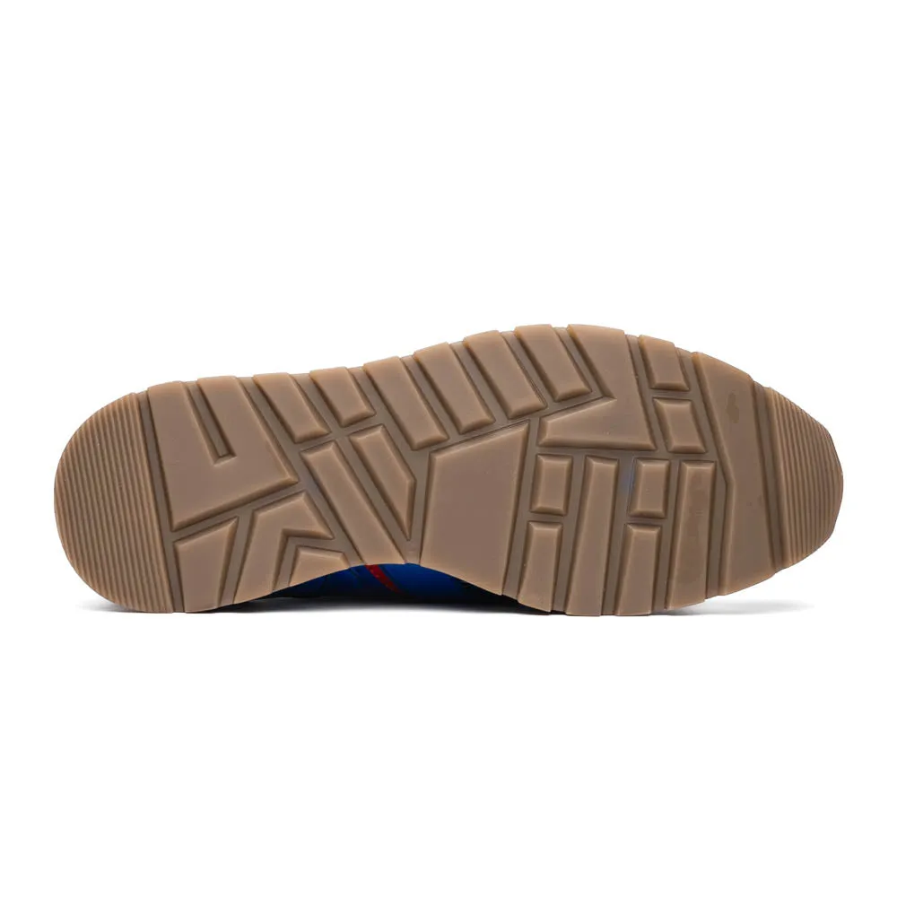 Marco Di Milano Brescia Electric Blue Python & Calfskin Sneakers