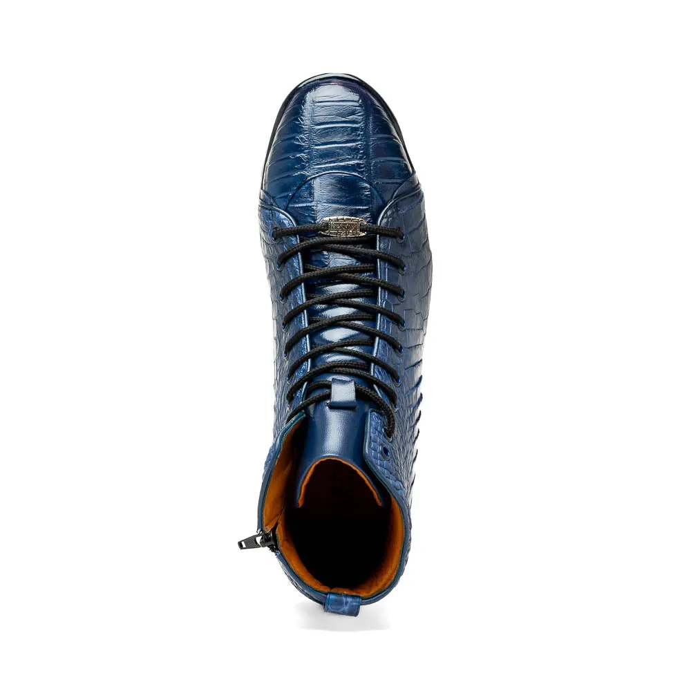 Marco Di Milano Hermond Navy Alligator Boots