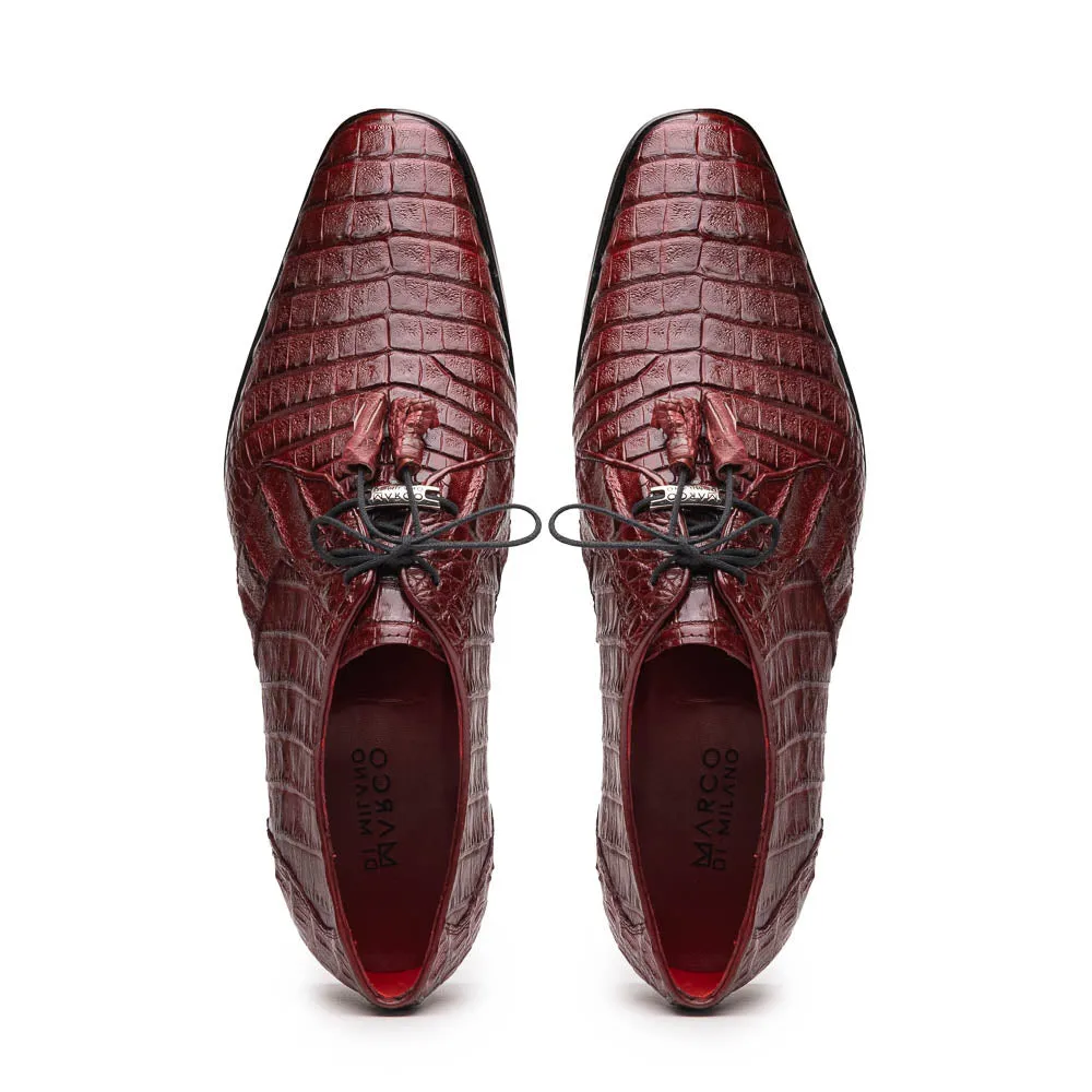 Marco Di Milano Lacio Wine Caiman Crocodile Derby