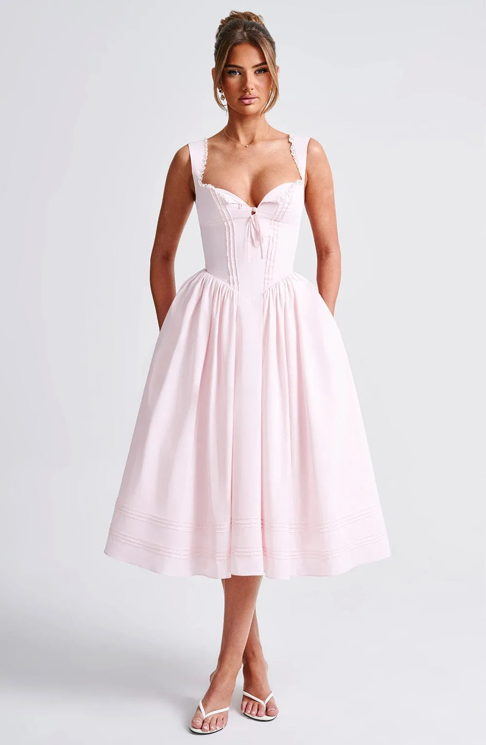 Marlena Midi Dress - Blush