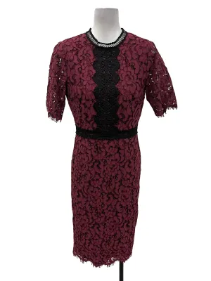 Maroon Laced Dress