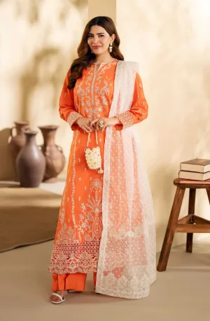 MARYUM & MARIA | Premium Lawn'24 | FRESH SALMON| POLINA MS24-629