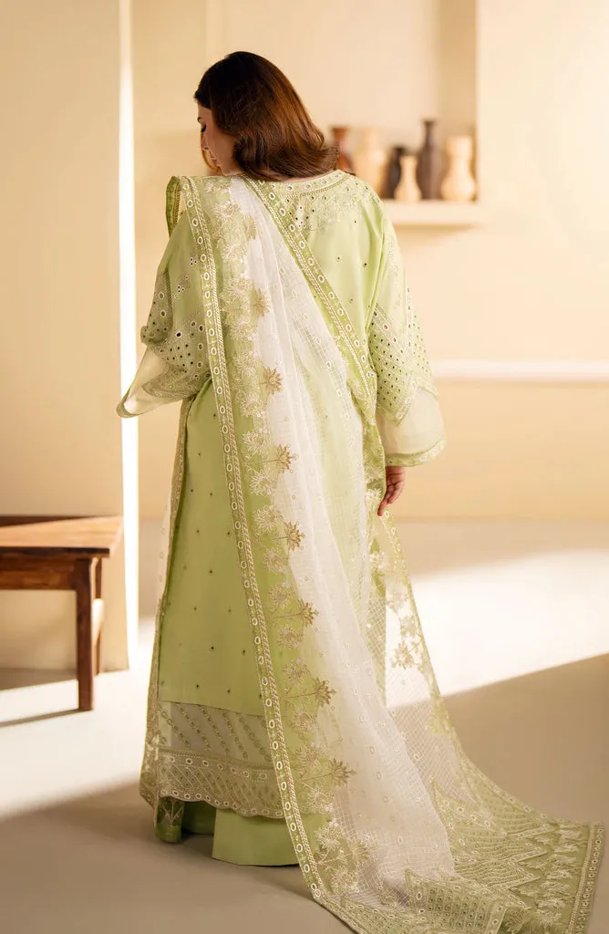 MARYUM & MARIA | Premium Lawn'24 | LIIY GREEN | Yulia MS24-634