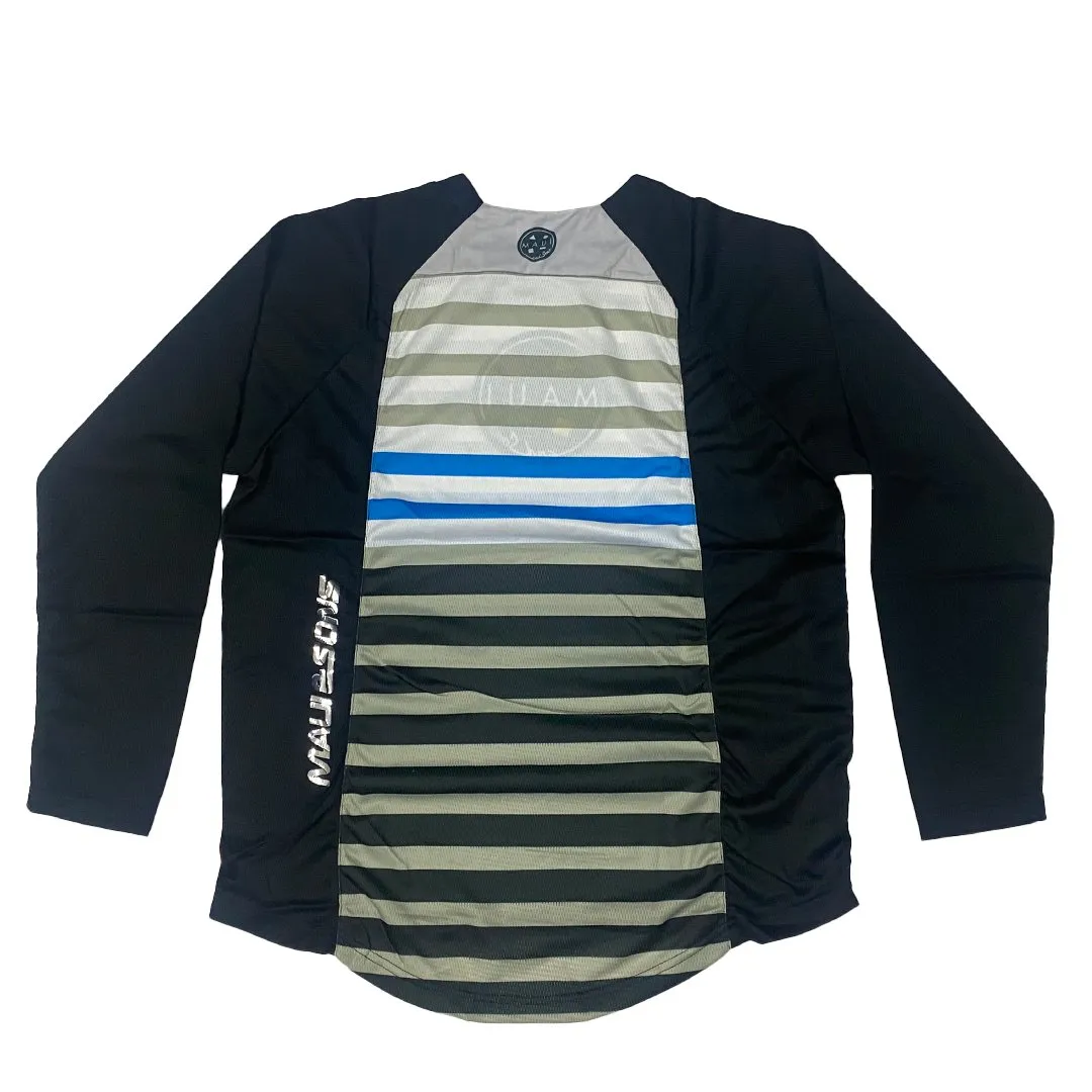 MAUI AND SONS LONG SLEEVE STRIPE JERSEY