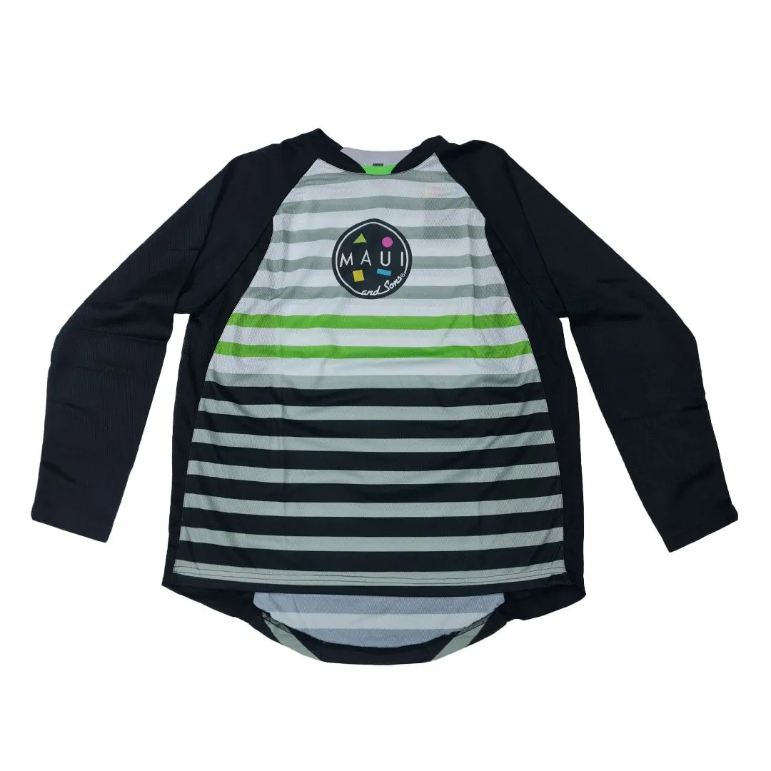 MAUI AND SONS LONG SLEEVE STRIPE JERSEY