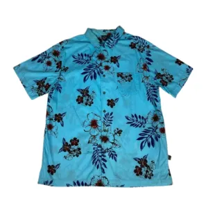 MAUI AND SONS POLO BUTTON DOWN SHORT SLEEVES - OPAL