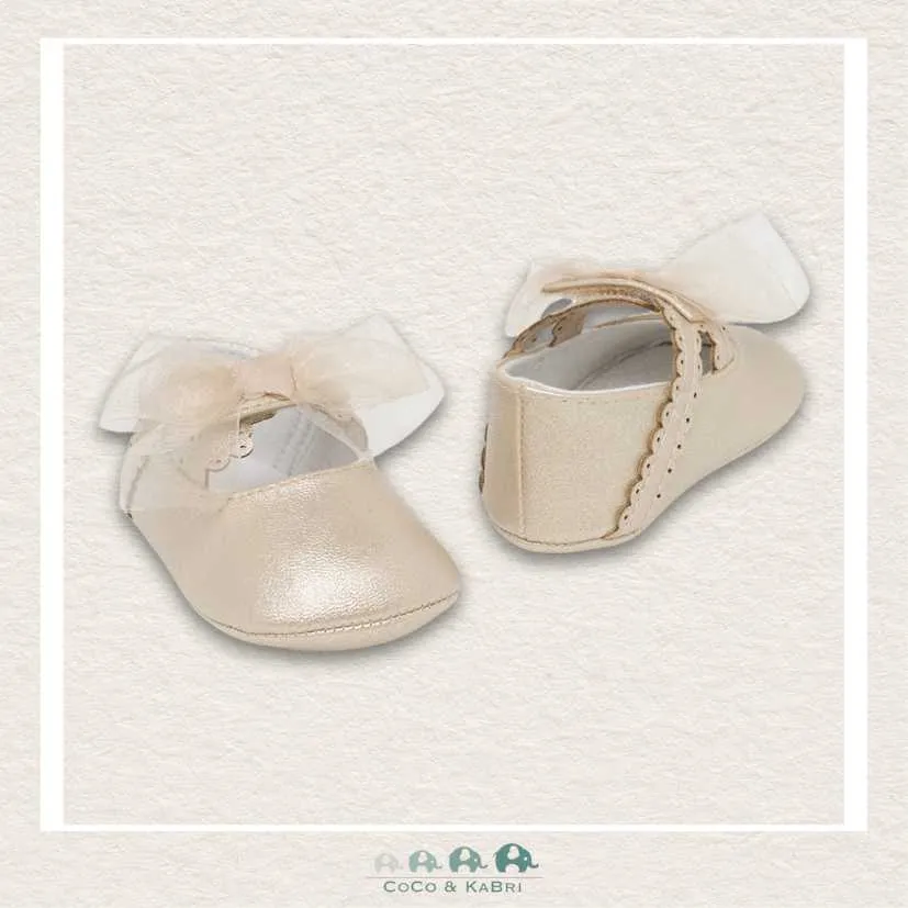 Mayoral Baby Girl Dressy Mary Jane Shoes - Champagne (B2)