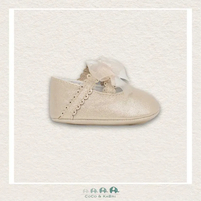 Mayoral Baby Girl Dressy Mary Jane Shoes - Champagne (B2)
