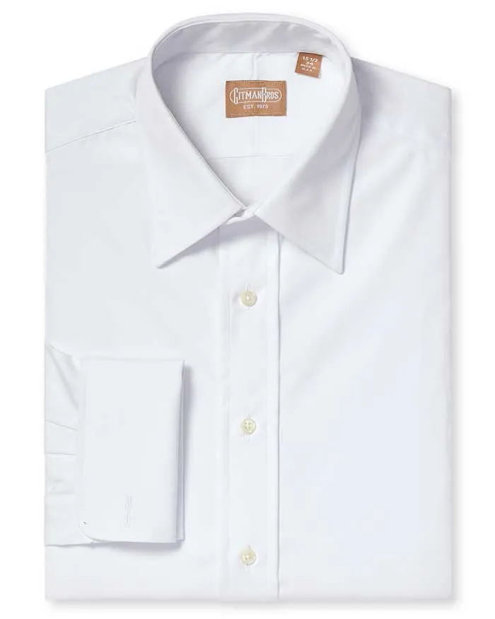 Medium Spread Broadcloth Tuxedo Shirt