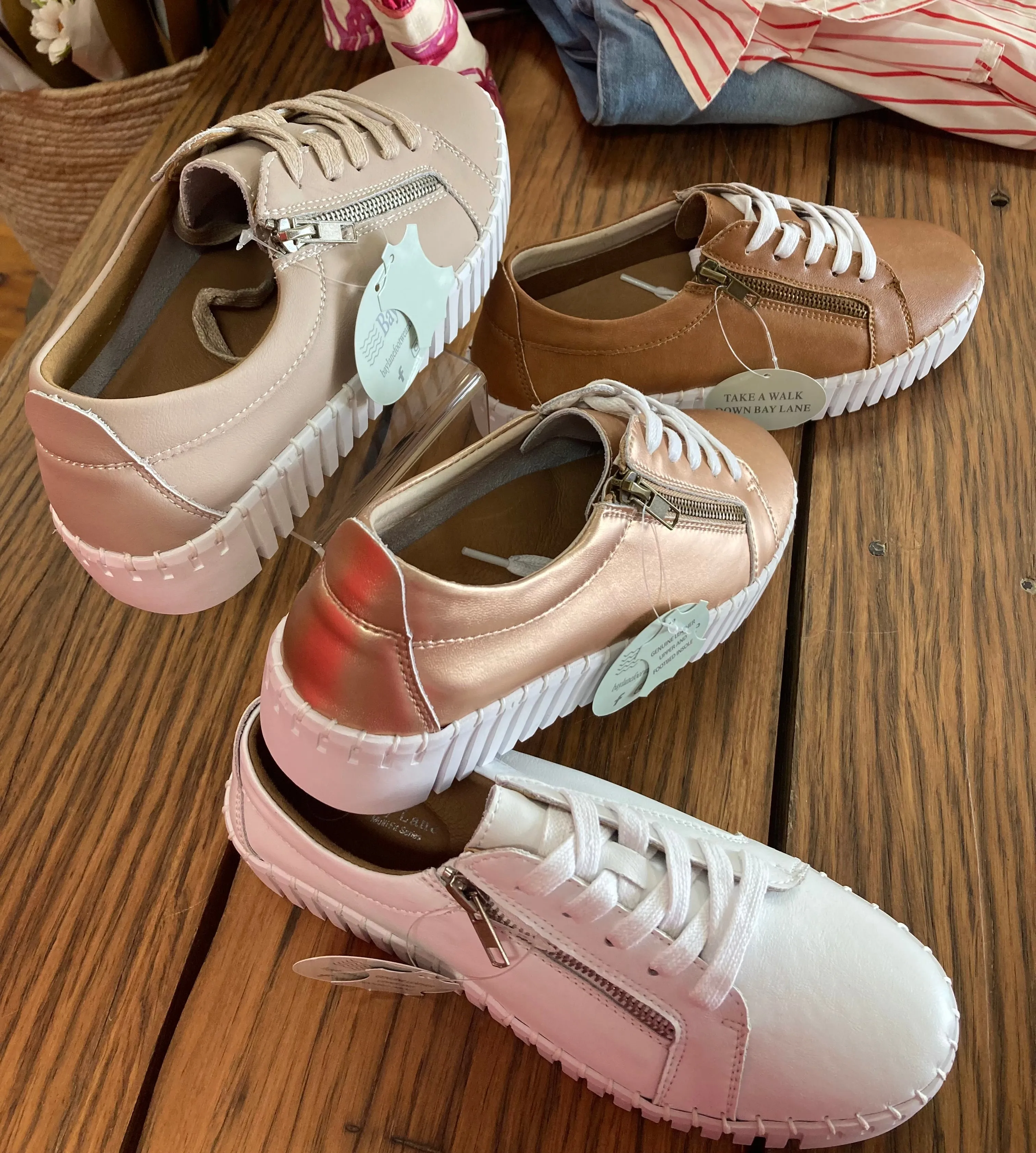 Medusa Tan Sneaker By Bay Lane Footwear