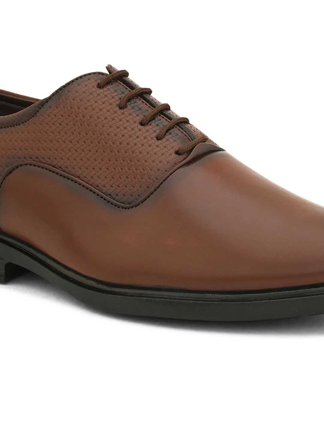 Men Textured Formal Derbys