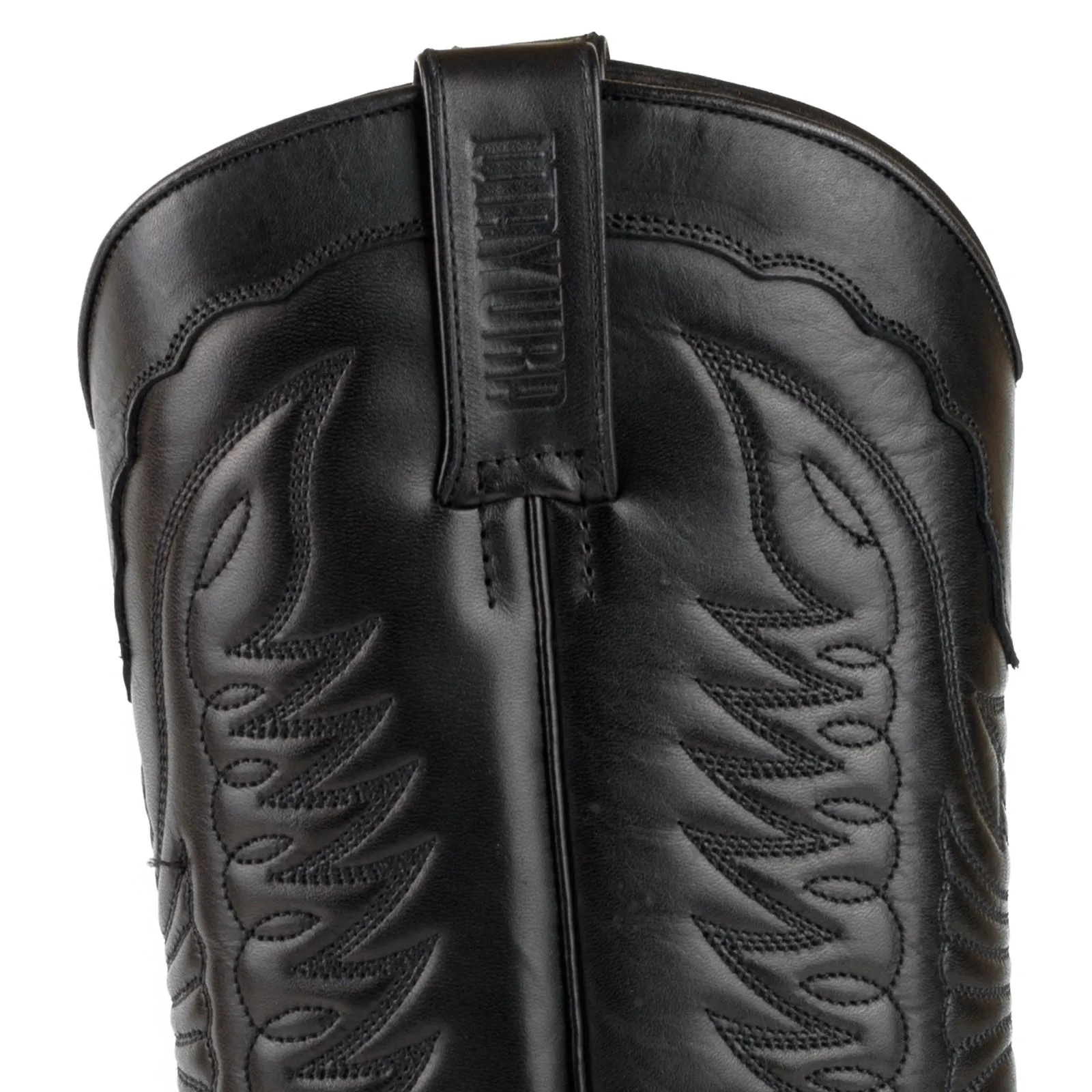 Men's Biker Motard Boots 2471 Handmade Black Leather