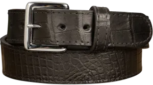 Men's Black American Alligator Leather Belt