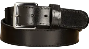 Men's Black Water Buffalo Leather Belt