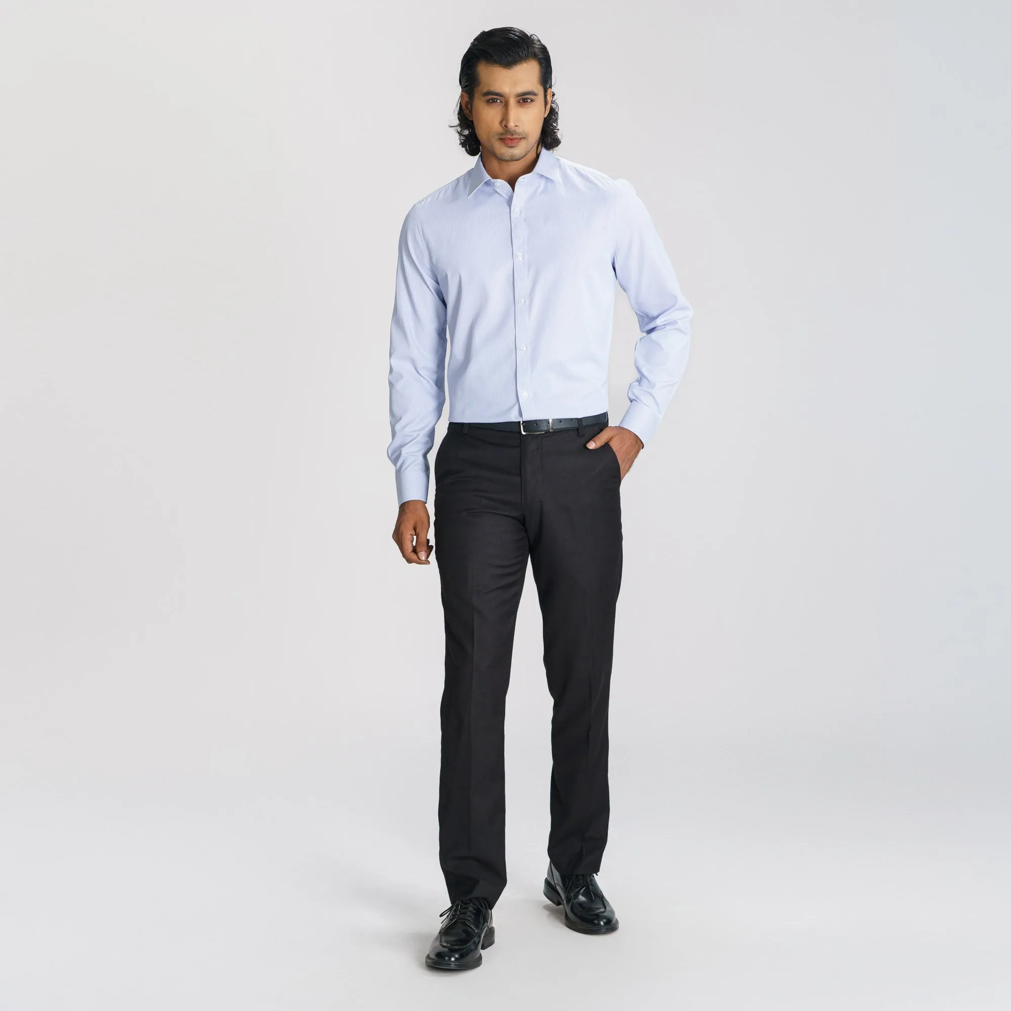 Mens Blue Formal Shirt