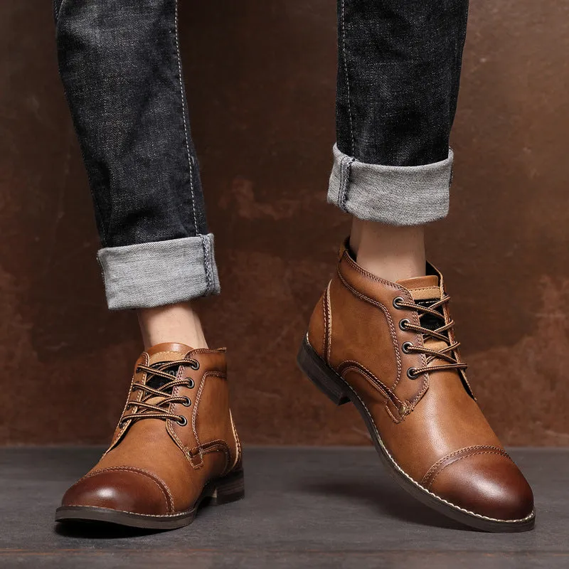 Men's casual comfortable Martin boots men's shoes
