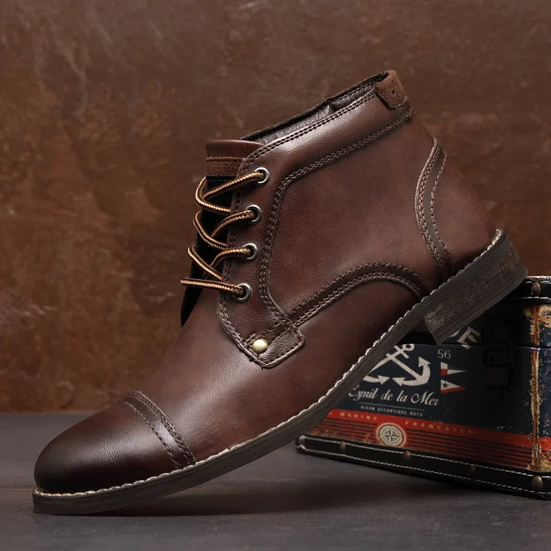 Men's casual comfortable Martin boots men's shoes