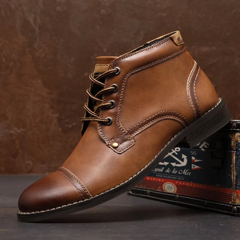 Men's casual comfortable Martin boots men's shoes