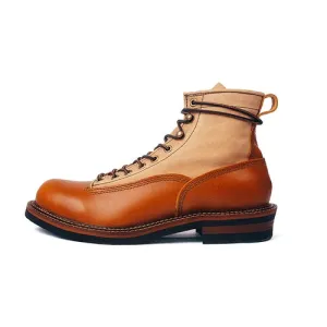 Men's color matching shoes high-end wings quality motorcycle men's boots singer knight punk shoes men