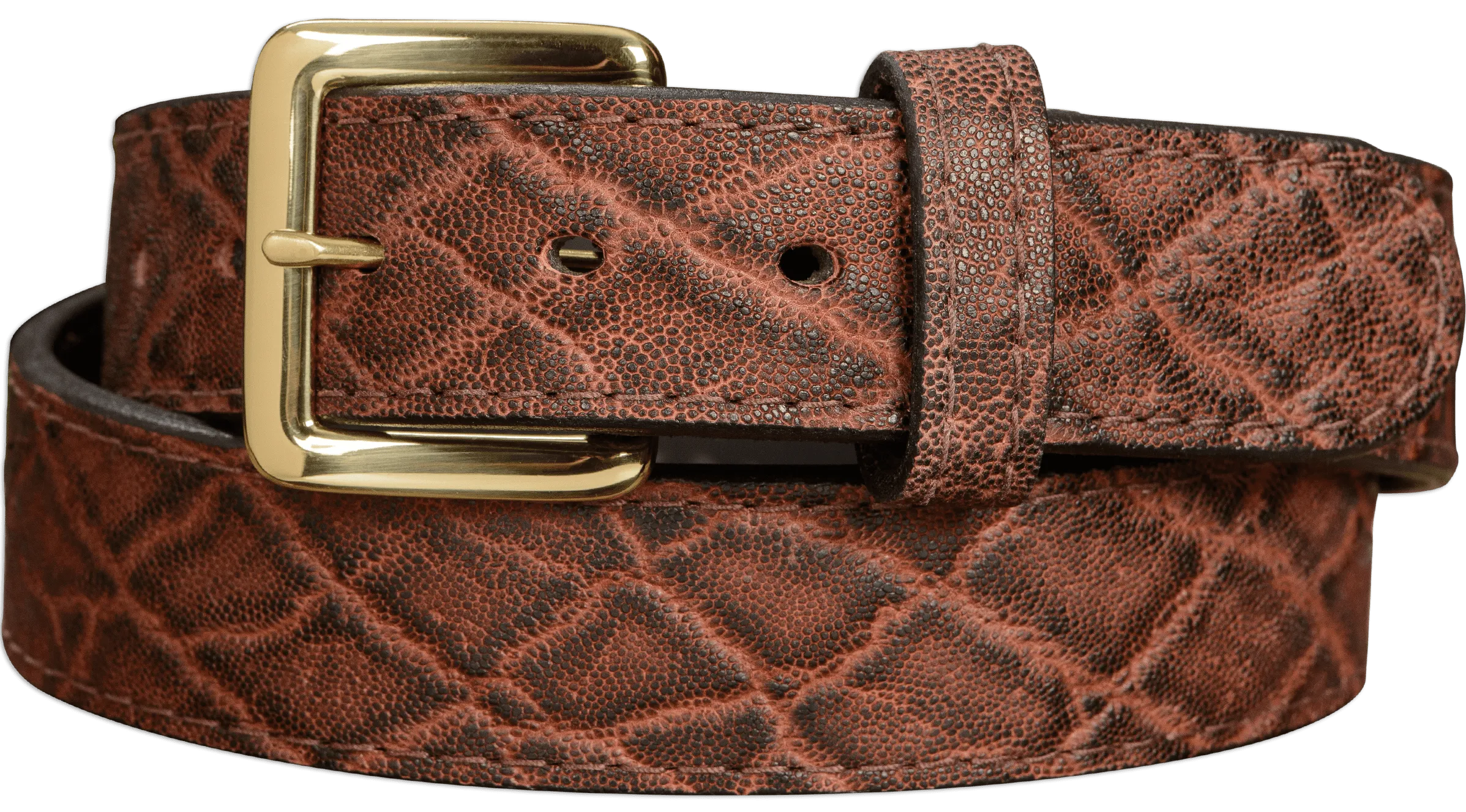 Men's Dragon Fire Elephant Leather Belt